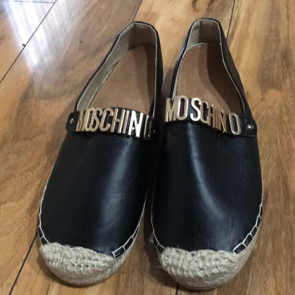 moschino espadrilles black